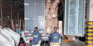 PF recupera no Paraguai caminhão roubado no Brasil