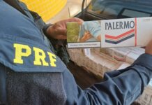 PRF prende homem com 5 mil maços de cigarros contrabandeados durante jogo da seleção brasileira