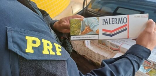 PRF prende homem com 5 mil maços de cigarros contrabandeados durante jogo da seleção brasileira
