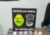 Patrulha Rural de Marechal Rondon descobre boca de fumo durante buscas por bicicleta furtada