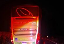 Pedestre morre após ser atropelado por ônibus na PR-484 em Capitão Leônidas Marques