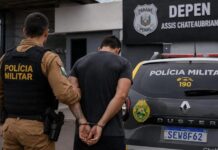 Suspeito com mandado em aberto tenta fugir da PM, mas acaba preso com drogas em Assis Chateaubriand