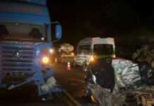 Três mortes na hora e vários feridos foi o resultado de um acidente em Guaraniaçu