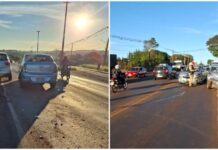 Três mulheres ficam feridas em acidente em rodovia de Toledo
