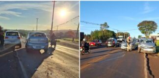 Três mulheres ficam feridas em acidente em rodovia de Toledo