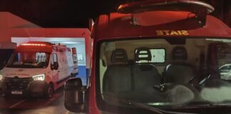 Acidente entre motocicleta e patinete elétrico deixa quatro vítimas uma em estado grave em Marechal Rondon