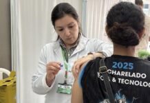 Campanha de multivacinação no shopping aplica 619 vacinas no sábado