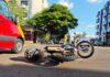 Colisão entre carro e moto deixa homem ferido em bairro de Toledo