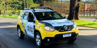 Confraternização termina com furto de celular e veículo vandalizado no Jardim Independência