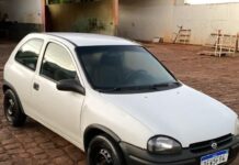 Corsa branco é furtado no Jardim Panorama, em Toledo, e dono pede ajuda para localizar o veículo