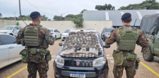 Exército apreende carregamento de maconha após perseguição em rodovia da região