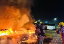 Homem é flagrado por câmeras ateando fogo em quatro veículos em Foz do Iguaçu