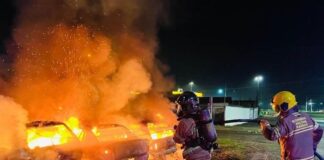 Homem é flagrado por câmeras ateando fogo em quatro veículos em Foz do Iguaçu
