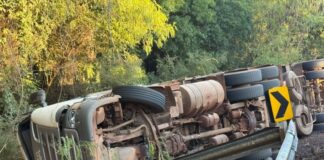 Identificado motorista que morreu em acidente na BR-163 entre Mercedes e Guaíra