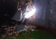 Motorista é preso por embriaguez ao volante após bater e derrubar muro na Rua São João