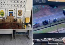 Operação integrada apreende R$ 73 mil em mercadorias do Paraguai na BR-277, em Santa Tereza do Oeste