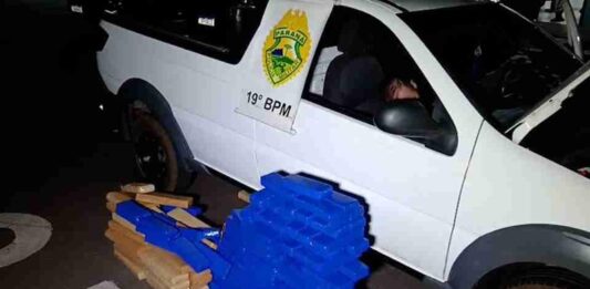 PM apreende mais de 130 quilos de maconha e recupera veículo roubado em Toledo
