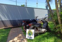 Polícia é mobilizada após duas motos serem furtadas em Toledo