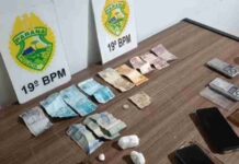 ROTAM prende jovem após perseguição, disparos e apreensão de drogas em Toledo