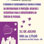 Seminário debaterá Enfrentamento ao Tráfico de Pessoas em Toledo