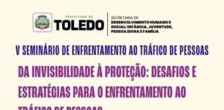 Seminário debaterá Enfrentamento ao Tráfico de Pessoas em Toledo