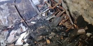 Suspeita de incêndio criminoso mobiliza bombeiros em imóvel abandonado no Centro de Toledo