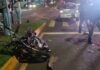 Suspeito de participar de “racha” motociclista sofre ferimentos moderados em acidente em Toledo