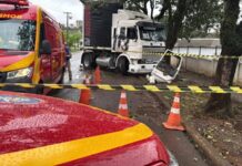 Trabalhador morre após ser esmagado por caminhão guincho durante remoção de veículo em Cascavel