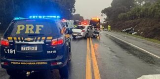 Tragédia na BR-277: colisão frontal mata quatro pessoas e deixa recém-nascido e homem gravemente feridos em Guarapuava