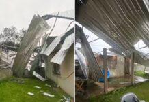 Tempestade que atingiu o RS chega ao Paraná com ventos de 80 km/h e causa estragos no estado