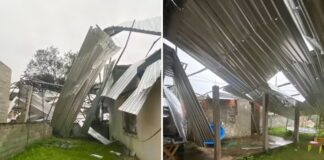 Tempestade que atingiu o RS chega ao Paraná com ventos de 80 km/h e causa estragos no estado