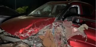 Acidente com 3 veículos deixa mulher gravemente ferida em Cascavel