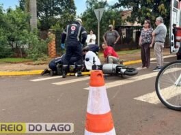Acidente com moto elétrica resulta em jovem de 19 anos com traumatismo craniano em Santa Helena