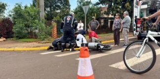 Acidente com moto elétrica resulta em jovem de 19 anos com traumatismo craniano em Santa Helena