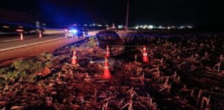 Acidente deixa um morto e um ferido na BR-163 entre Marechal Rondon e Toledo