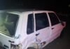 Acidente entre moto e carro deixa dois jovens feridos na PR-182, em Toledo