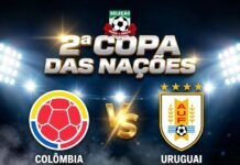 Colômbia e Uruguai entram em campo nesta quarta pela 2ª rodada da Copa das Nações