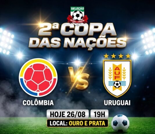Colômbia e Uruguai entram em campo nesta quarta pela 2ª rodada da Copa das Nações