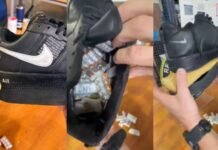 Dono de tênis com formato esquisito que escondia emagrecedores abandonou sapato e não foi encontrado