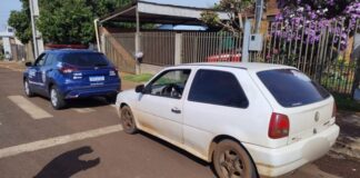 Guarda Municipal recupera carro furtado durante patrulhamento em Toledo