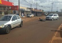 Motociclista fica gravemente ferido após sequência de colisões na PR-317, em Toledo