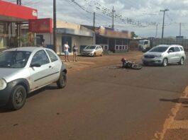 Motociclista fica gravemente ferido após sequência de colisões na PR-317, em Toledo