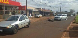 Motociclista fica gravemente ferido após sequência de colisões na PR-317, em Toledo