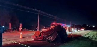 Motorista morre após perder o controle de Fiat Uno e capotar na PR-488, em Santa Helena