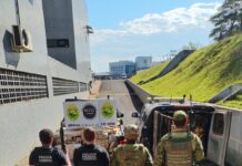 Operação integrada apreende mais de 833 quilos de maconha e arma de fogo em Medianeira