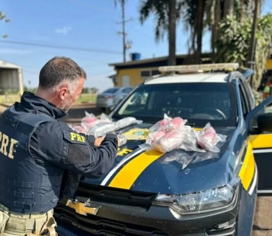 PRF APREENDE 16,2 QUILOS DE HAXIXE DRY ESCONDIDOS EM TANQUE DE COMBUSTÍVEL NA BR-277, EM SANTA TEREZINHA DE ITAIPU