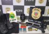 Policiais prendem foragido com arma de fogo e drogas na região
