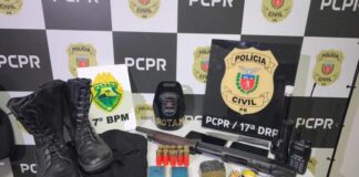 Policiais prendem foragido com arma de fogo e drogas na região