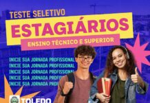 Prefeitura abre processo seletivo para estagiários de níveis técnico e superior
