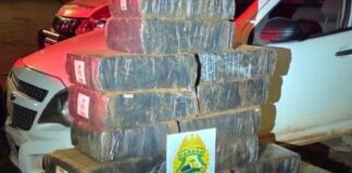 Três adolescentes e dois homens são detidos em Palotina com arma de fogo e carga de maconha